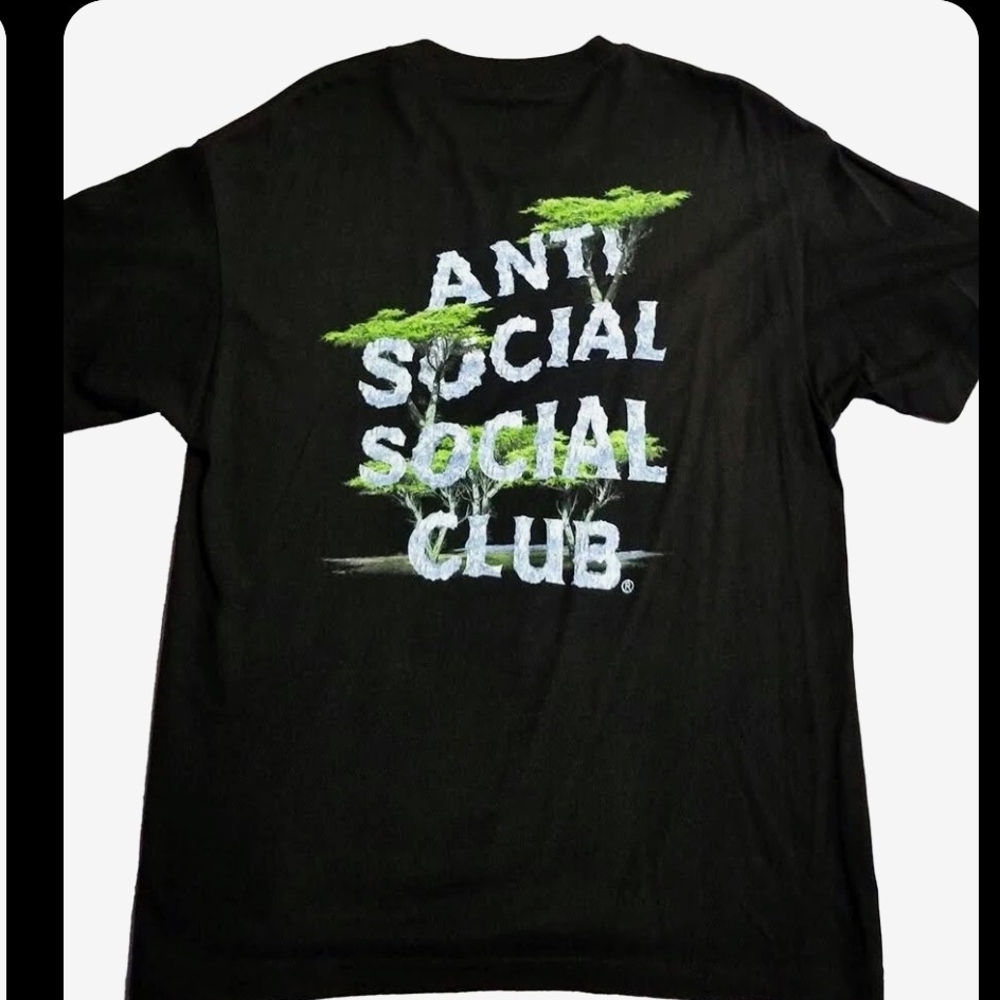 Anti Social Social Club Black and Green Tee